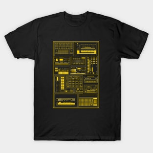 Drum Machine Synth Collection For Electronic Musician T-Shirt